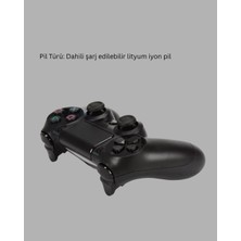 Senka Mey Ithalat® Kablosuz Ps4 Oyun Kolu – Çift Titreşimli Motor, Uzun Pil Ömrü ve Hassas Kontrol