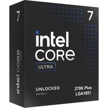 Intel Core Ultra 7 270K Plus 3.7ghz 36MB 1851P Fansız(Box)