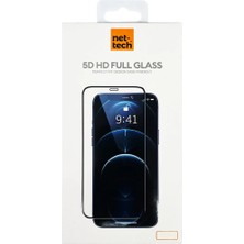 Nettech Redmi Note 14 Uyumlu 5d Glas Full Cam Koruyucu (Siyah) NT-111498