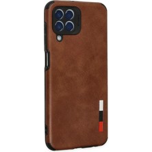 İlk El Grup Ieg™  Samsung Galaxy M33 Kılıf Loop Deri Silikon - Kahverengi