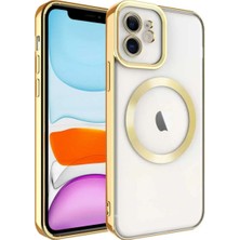 İlk El Grup Ieg™  Iphone 12 Kılıf Kross Magneticsafe Kapak - Gold