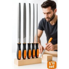 İlk El Grup Retroieg™ 5’li Profesyonel El Eğesi ve Törpü Seti - Ahşap Törpüsü - Ağaç Törpüsü