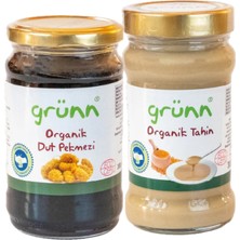 Grunn Organik Tahin 300 gr + Dut Pekmezi 380 gr