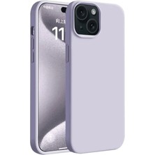 İlk El Grup Ieg™  Iphone 15 Kılıf First Silikon - Lila