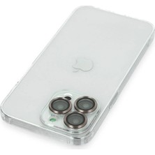 İlk El Grup Ieg™  Iphone 13 Pro Kılıf Luko Lens Silikon - Gold