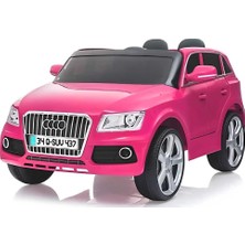Senka Mey Ithalat® Babyhope 437 Audi Q-Suv 12V Pembe Akülü Araba