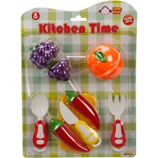Senka Mey Ithalat® Little Chef Kesme Tahtalı Sebze ve Meyve Seti