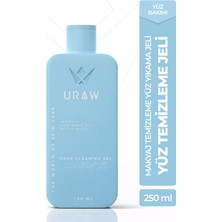 Uraw Yüz Temizleme Jeli | Makyaj Temizleme ve Derinlemesine Nemlendirici Etkili 250 ml