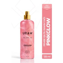 Uraw 125 ml Pembe Işıltılı Yağ Kadınlar İçin Yüz Vücut ve Saçta Bakım Yapıcı Etki
