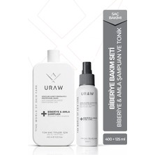 Biberiye & Amla Özlü Yenileyici Saç Toniği ve Şampuanı Seti