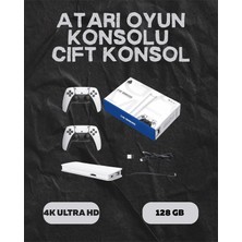 Senka Mey Ithalat® M15 Retro Konsol – 20.000 Oyunlu, Çift Gamepadli, 4K HDMI