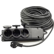 Senka Mey Ithalat® Topart 01558 20 Metre Grup Prizli Uzatma 3x2,5 Kablo