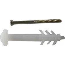 Senka Mey Ithalat® Çivili Plastik Dubel 7X55 mm 20 Adet