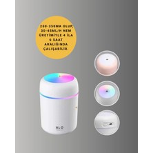 Senka Mey Ithalat® Taşınabilir Hava Nemlendirici – Renkli Işık ve USB Bağlantı