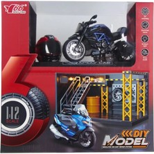 Senka Mey Ithalat® 1/12 Motosiklet Gustav Pb 3r Sesli ve Işıklı