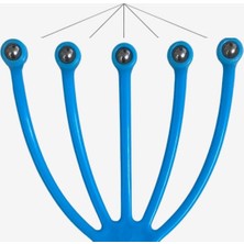 Senka Mey Ithalat® Çok Fonksiyonlu 5 Uçlu Bilyeli Baş Boyun Bacak Kol Masaj Alet Rahatlatıcı Kafa Masaj