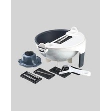 Senka Mey Ithalat® Ergonomik Sebze Rendeleyici ve Süzgeç Hazneli Dilimleyici