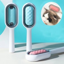 Senka Mey Ithalat® Evcil Hayvanlar Için Çift Taraflı Pet Fırçası Nemli Tüy Tarama Tarağı