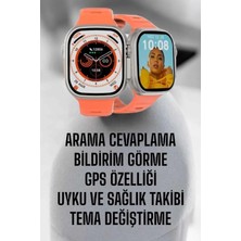 Senka Mey Ithalat® Akıllı Saat Gps, Sağlık ve Uyku Takibi Arama Cevaplayan Bluetooth Bağlantılı