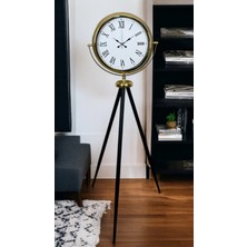 Senka Mey Ithalat® Gold Roma Rakamlı Lüks Tripod Ayaklı Saat