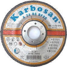 Senka Mey Ithalat® Karbosan Metal Taşlama Diski 115X6,4X22,23