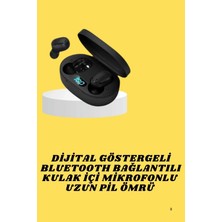 Senka Mey Ithalat® Bluetooth Kulaklık Dijital Göstergeli Yüksek Ses Kaliteli Uzun Pil Ömrü