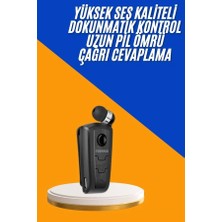 Senka Mey Ithalat® Mikrofonlu Makaralı Bluetooth Kulakiçi Kulaklık Android ve Ios Uyumlu