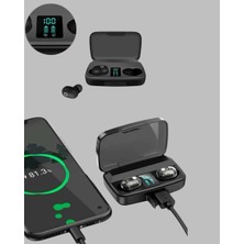 Senka Mey Ithalat® Bluetooth V5.0 Parmak Dokunmatik Kontrol Kablosuz Kulaklık Şarj Kutulu Model