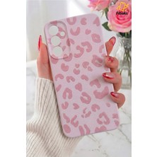 Fibaks Galaxy S24 PLUS/S25 Plus Kılıf Pembe Leopar Şık Tasarımlı Premium Ince Soft Silikon