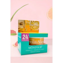 MONDSUB Vitamin C + Vitamin A Gündüz & Gece Kremi – 24 Saat Aydınlatıcı ve Sıkılaştırıcı Bakım (100 Ml)