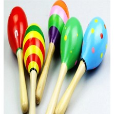 Senka Mey Ithalat® Ahşap Renkli 5 Adet Çocuk Müzik Aleti Eğitim