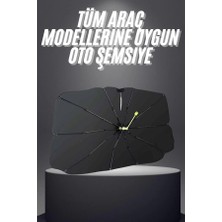 Senka Mey Ithalat® Yeni Nesil Tüm Araç Modellerine Uygun Oto Şemsiye Katlanabilir Uv Işınlarına Karşı