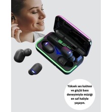 Senka Mey Ithalat® Su Geçirmez E10 Bluetooth Kulaklık Powerbank ve Gürültü Engelleme