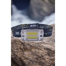 Senka Mey Ithalat® Kafa Lambası LED Fener Pratik Taşınabilir Ayarlanabilir USB Şarjlı