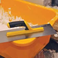 Senka Mey Ithalat® Dekor 093 Alçı Malası Plastik Açık Saplı 35 cm