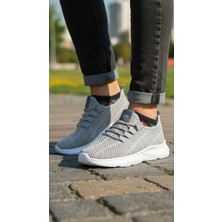 Fore Sport Günlük Bağcıklı Triko Fileli Erkek Spor Ayakkabı