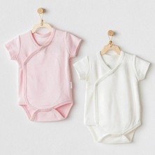 Senka Mey Ithalat® AC25643 2'li Zıbın Body Ekru Pembe