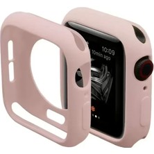 İlk El Grup Ieg™  Apple Watch 38MM Silikon Alt Kasa - Pudra