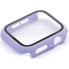 İlk El Grup Ieg™  Apple Watch 38MM Camlı Kasa Ekran Koruyucu - Lila