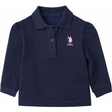 U.s. Polo Assn Kız Bebek Lacivert T-Shirt USB3051-B-V7