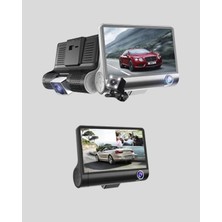 Senka Mey Ithalat® Araç Dvr Kamerası 3’lü 170° Geniş Açılı Full Hd ve Park Destekli