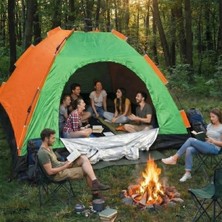 Senka Mey Ithalat® 8 Kişilik Otomatik Kurulum Kamp Çadırı – Outdoor , Suya Dayanıklı Hızlı Kurulum Pikni