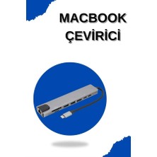 Senka Mey Ithalat® Çevirici Dönüştürücü Adaptör Macbook 3 In 1 Type-C To Hdmı USB 3.0