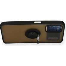 İlk El Grup Ieg™  Xiaomi Redmi 9t Kılıf Montreal Yüzüklü Silikon Kapak - Siyah