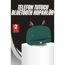Senka Mey Ithalat® Bluetooth Hoparlör Uzun Pil Ömrü Yüksek Ses Kaliteli Kablosuz Telefon Tutma