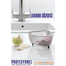 Senka Mey Ithalat® Lavabo Süzgeci -Lavabo Çöplüğü - Lavabo Içi Çöp Süzgeci 304 Paslanmaz Çelik