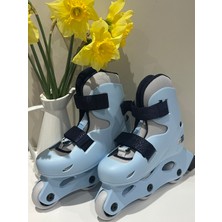 FB Cup Oxelo Learn 100 Çocuk Pateni Mavi | Ayarlanabilir 3 Beden | Başlangıç Seviyesi Güvenli Paten