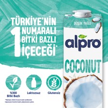 Alpro Hindistan Cevizi Sütü 1 L Laktozsuz Vegan Bitkisel Bazlı Türkiye Menşeli Kalsiyum Kaynağı