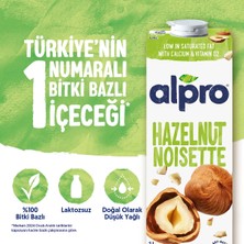 Alpro Fındıklı Süt 1 L Vegan Laktozsuz Bitkisel Bazlı