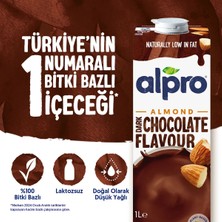 Alpro 1 L Bitter Çikolata Badem Sütü Vegan Laktozsuz Bitkisel Bazlı Özellikleriyle Sağlıklı Seçim